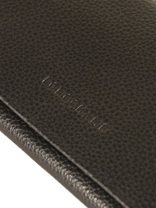 Longchamp Le foulonné Portefeuille Zwart